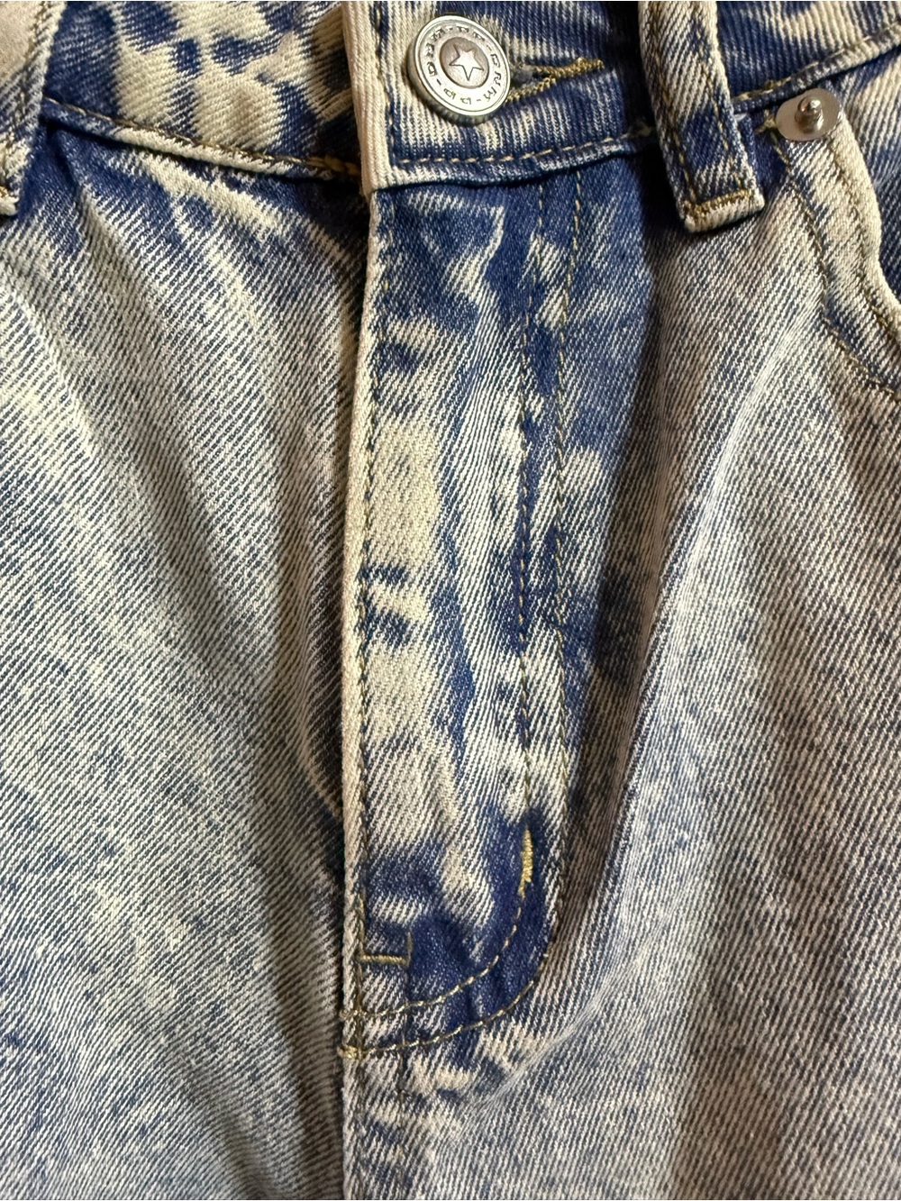 Princess Polly High-Waisted Acid Wash Mom Jeans - Picture 3 of 7